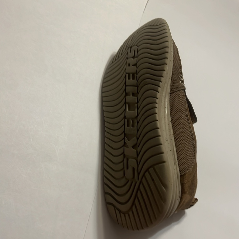 Sketchers men’s 11 slip on light weight shoes brown & tan shoes - Picture 6 of 16